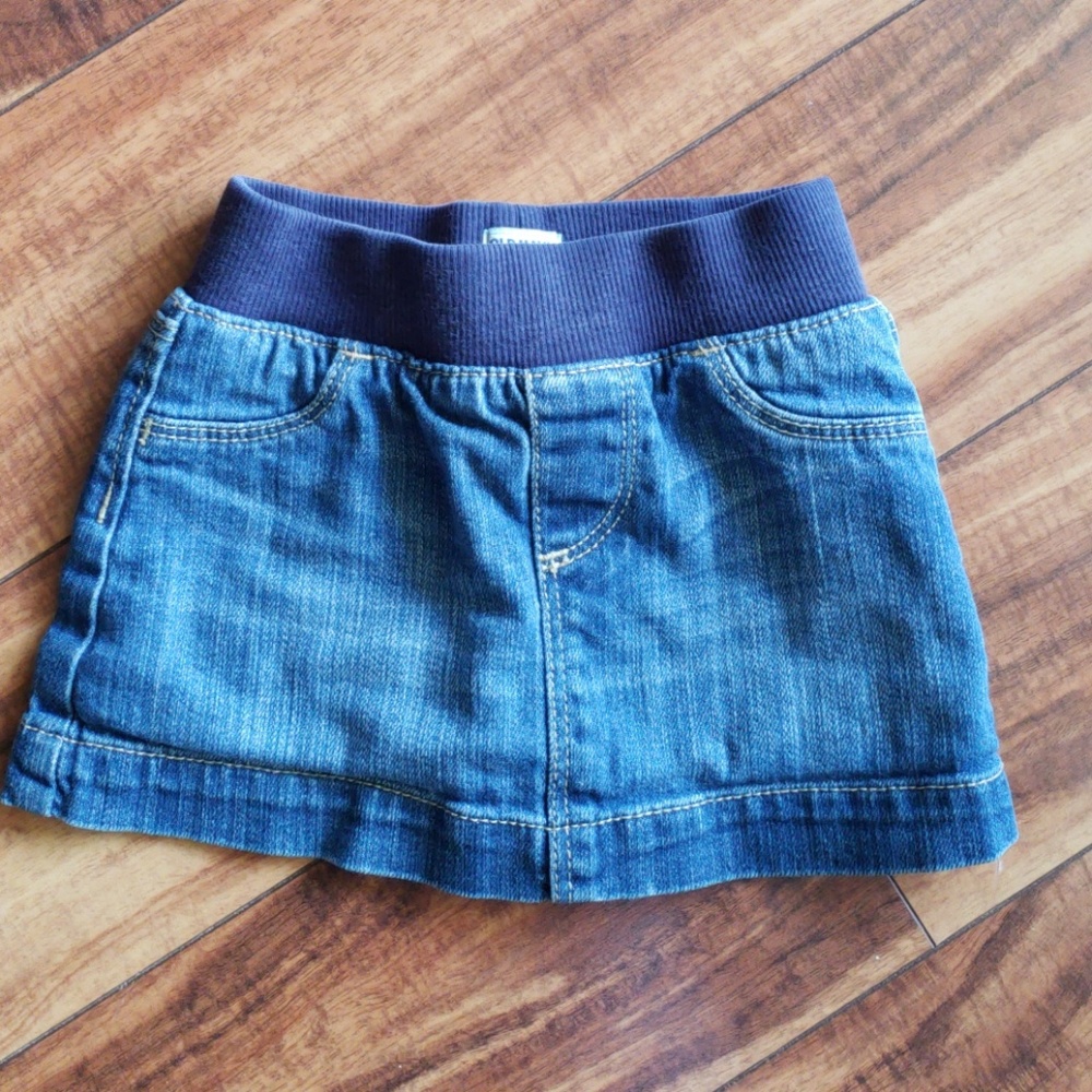 Denim skort